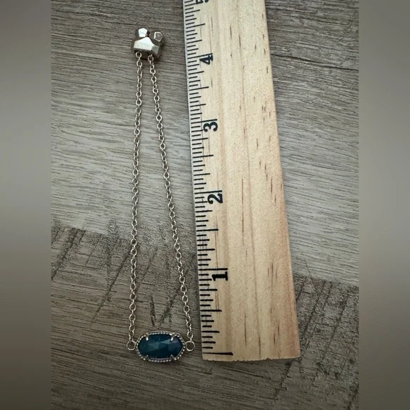 Kendra Scott Gold-Tone Bracelet with Deep Blue Stone - Picture 4 of 7